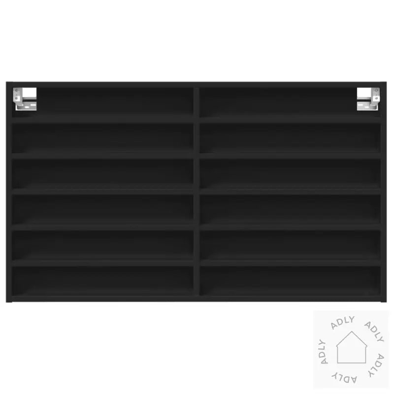 Hyller Svart 100X8,5X58 Cm Konstruert Tre