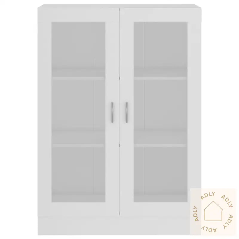 Vitrine Hvit 82,5X30,5X115 Cm Konstruert Tre
