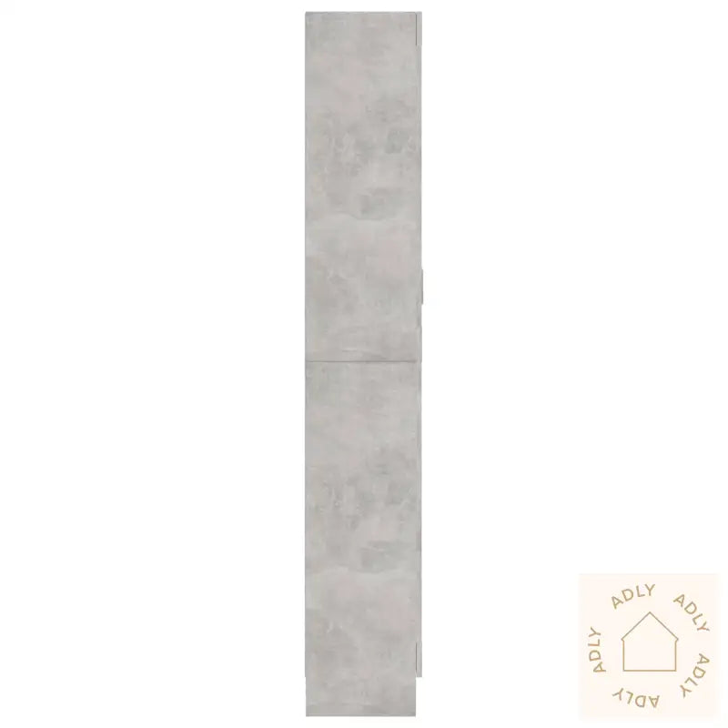 Vitrine Betonggrå 82,5X30,5X185,5 Cm Konstruert Tre