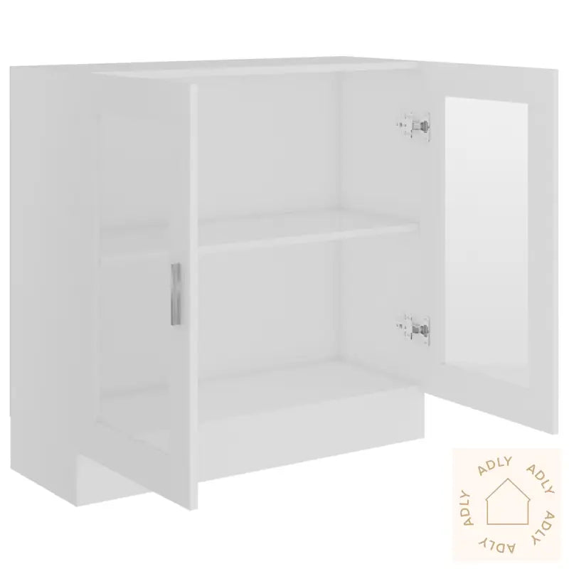 Vitrine Hvit 82,5X30,5X80 Cm Konstruert Tre