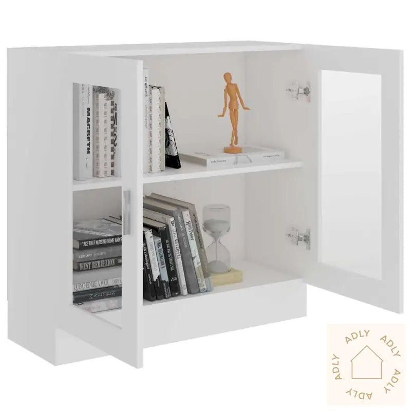 Vitrine Hvit 82,5X30,5X80 Cm Konstruert Tre