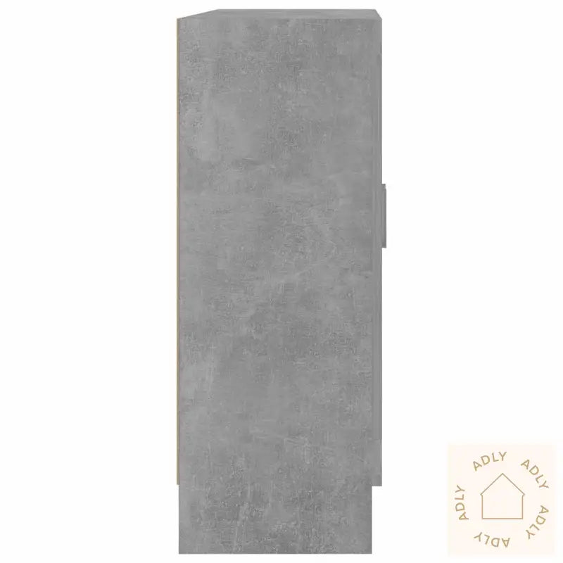 Vitrine Betonggrå 82,5X30,5X80 Cm Konstruert Tre