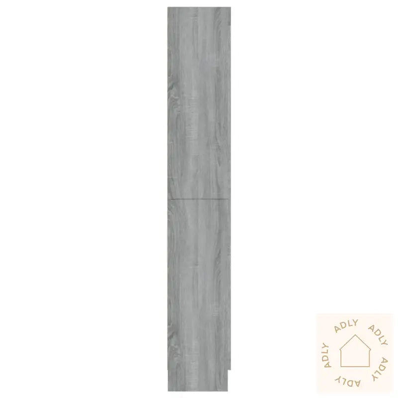 Vitrineskap Grå Sonoma 82,5X30,5X185,5 Cm Konstruert Tre