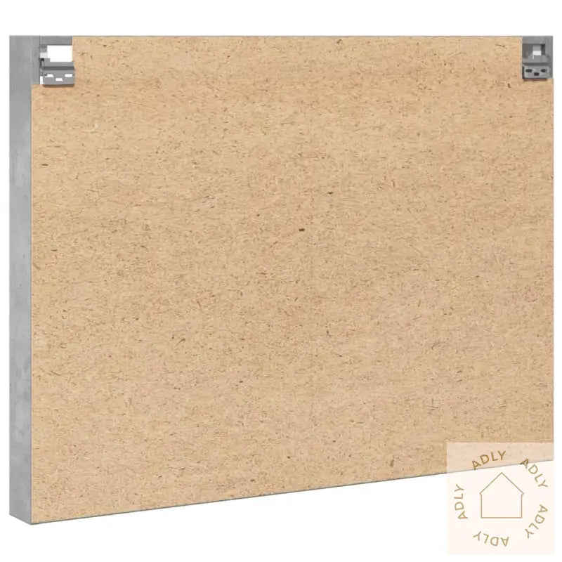 Vitrineskap Betonggrå 100X8,5X75 Cm Konstruert Tre