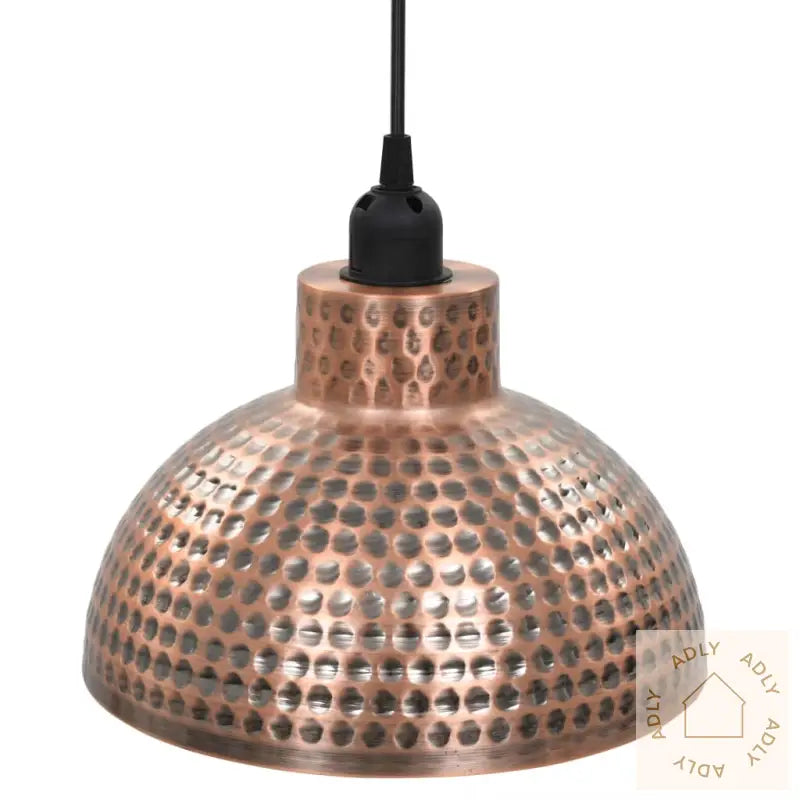 Taklamper 2 Stk Halvkuleformet Kobberfarget