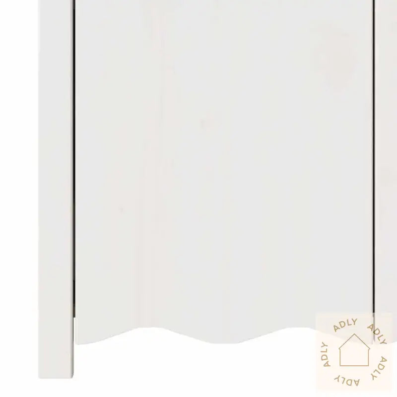 Sideboard &quot;Drammen&quot; Hvit 114X43X75,5 Cm Solid Tre Furu