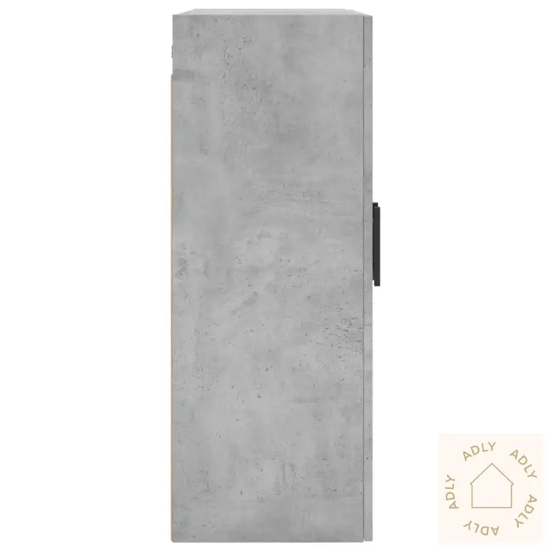 Veggskap 2 Stk Betonggrå 69,5X34X90 Cm