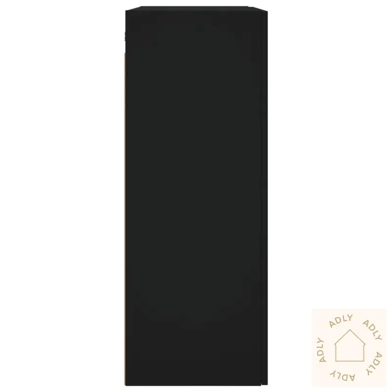 Veggskap 2 Stk Svart 69,5X34X90 Cm