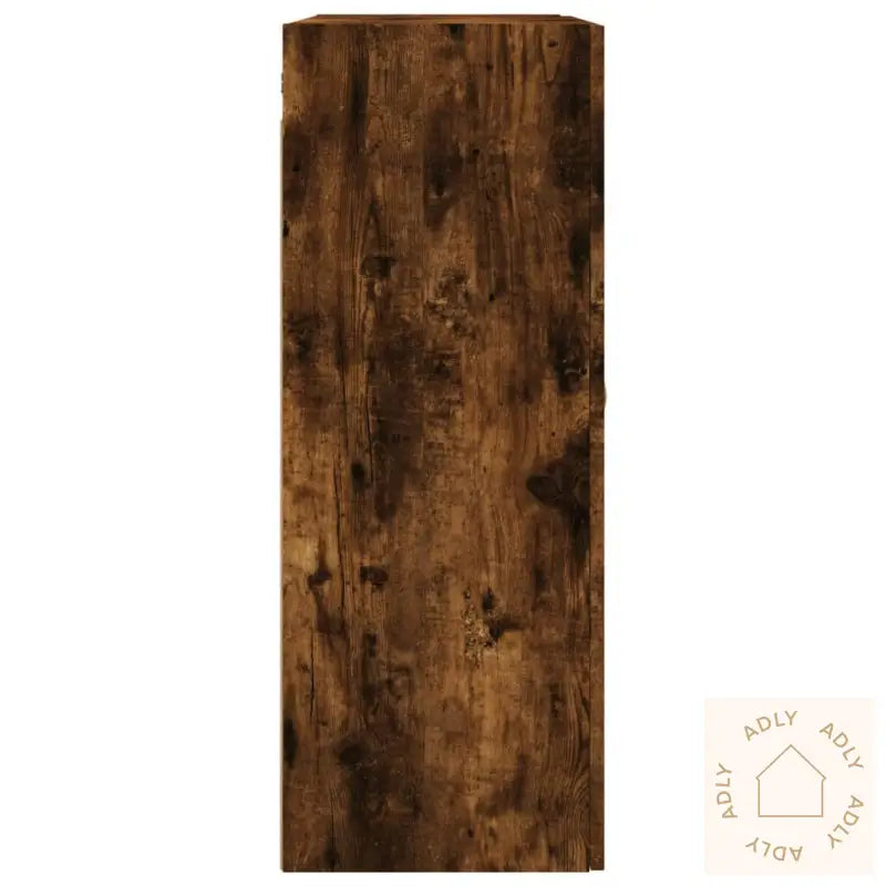 Veggskap 2 Stk Røkt Eik 69,5X34X90 Cm