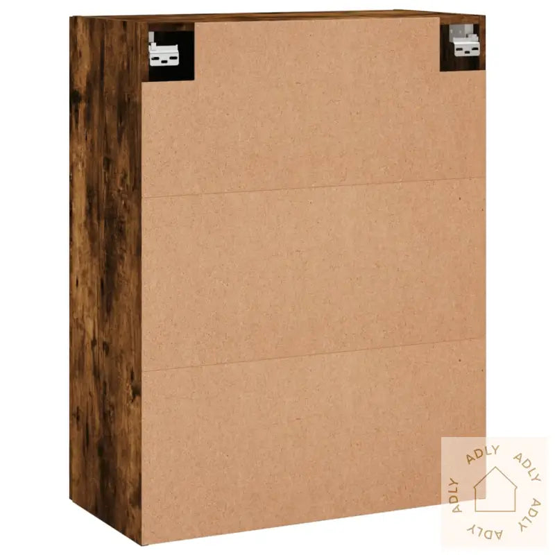 Veggskap 2 Stk Røkt Eik 69,5X34X90 Cm