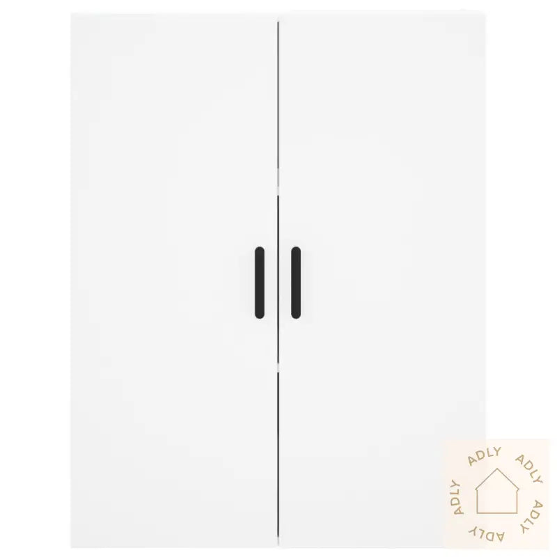 Veggskap 2 Stk Hvit 69,5X34X90 Cm