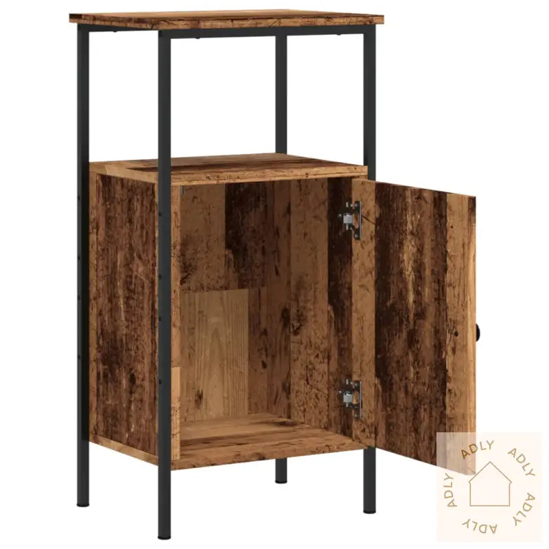 Nattbord 2 Stk Gammelt Tre 41X31X80 Cm Konstruert Tre