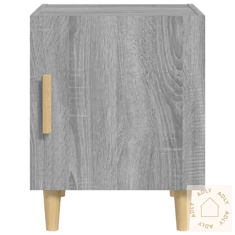 Nattbord 2 Stk Grå Sonoma Konstruert Tre