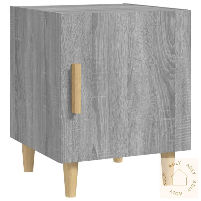Nattbord 2 Stk Grå Sonoma Konstruert Tre