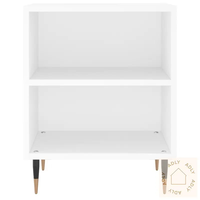 Nattbord 2 Stk Hvit 40X30X50 Cm Konstruert Tre