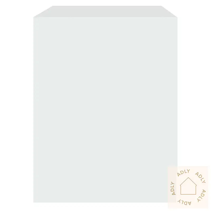 Nattbord 2 Stk Hvit 45X34,5X44,5 Cm Konstruert Tre