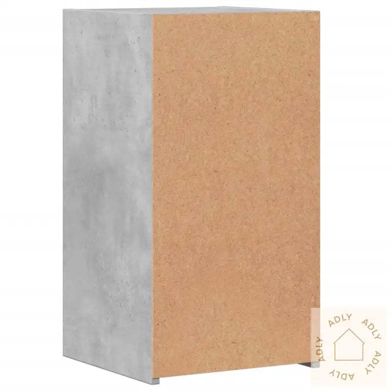 Nattbord 2 Stk Betonggrå 35X34X65 Cm Konstruert Tre