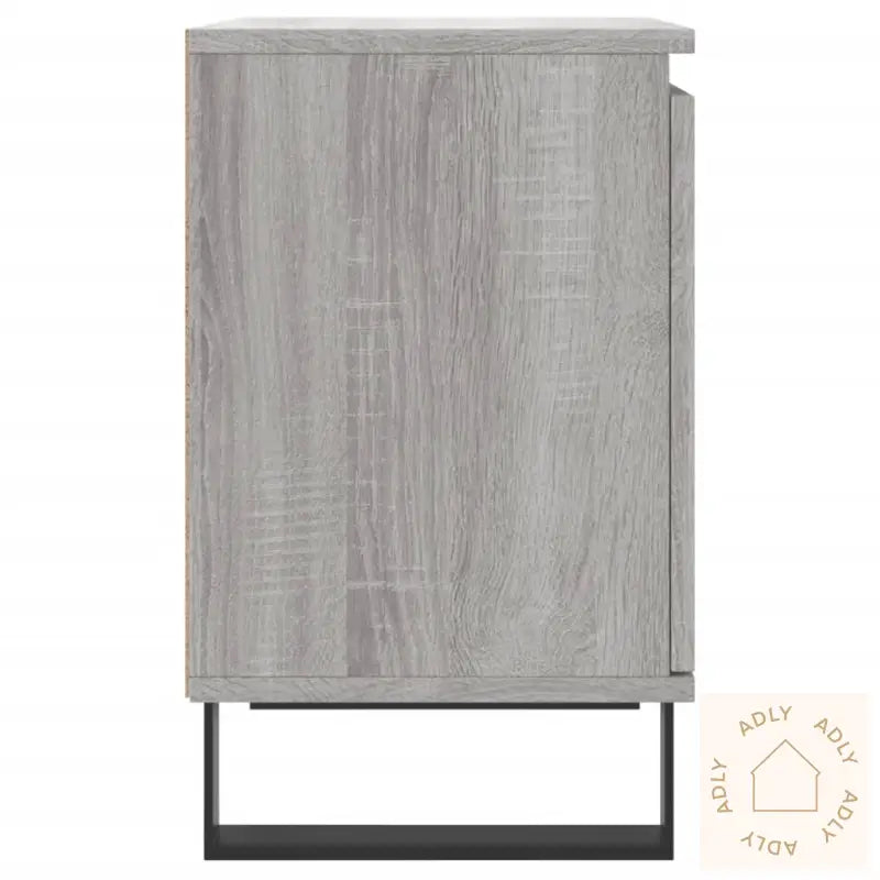 Nattbord 2 Stk Grå Sonoma 40X30X50 Cm Konstruert Tre