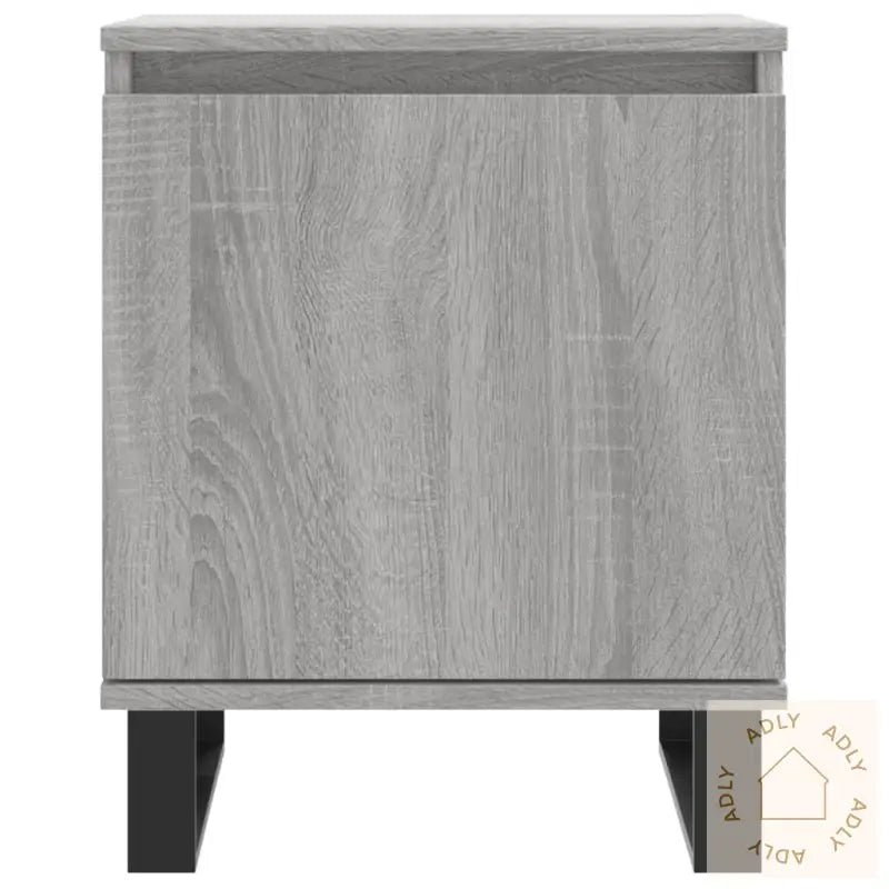 Nattbord 2 Stk Grå Sonoma 40X30X50 Cm Konstruert Tre