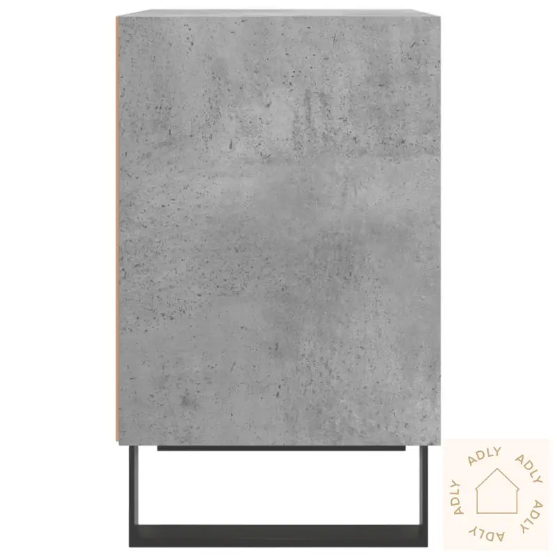 Nattbord 2 Stk Betonggrå 40X30X50 Cm Konstruert Tre