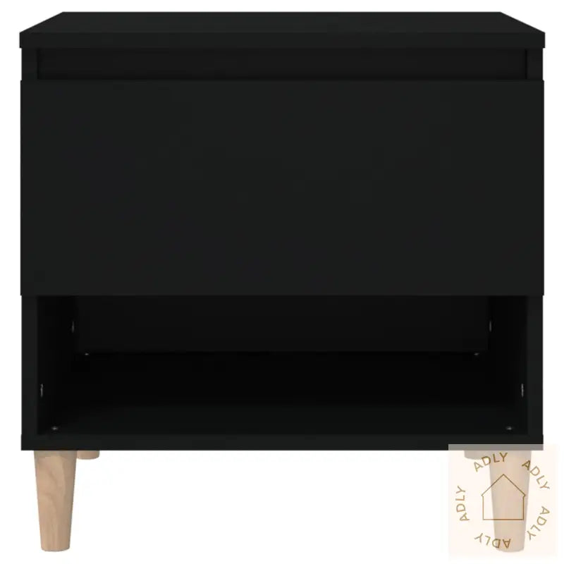 Nattbord 2 Stk Svart 50X46X50 Cm Konstruert Tre