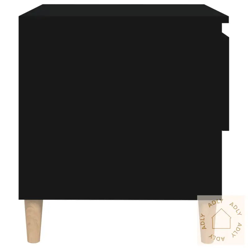 Nattbord 2 Stk Svart 50X46X50 Cm Konstruert Tre