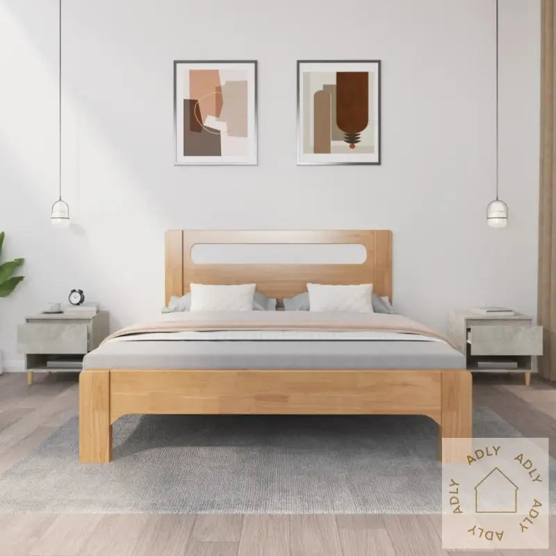 Nattbord 2 Stk Betonggrå 50X46X50 Cm Konstruert Tre