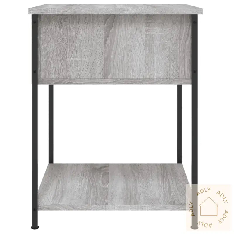 Nattbord 2 Stk Grå Sonoma 44X45X58 Cm Konstruert Tre