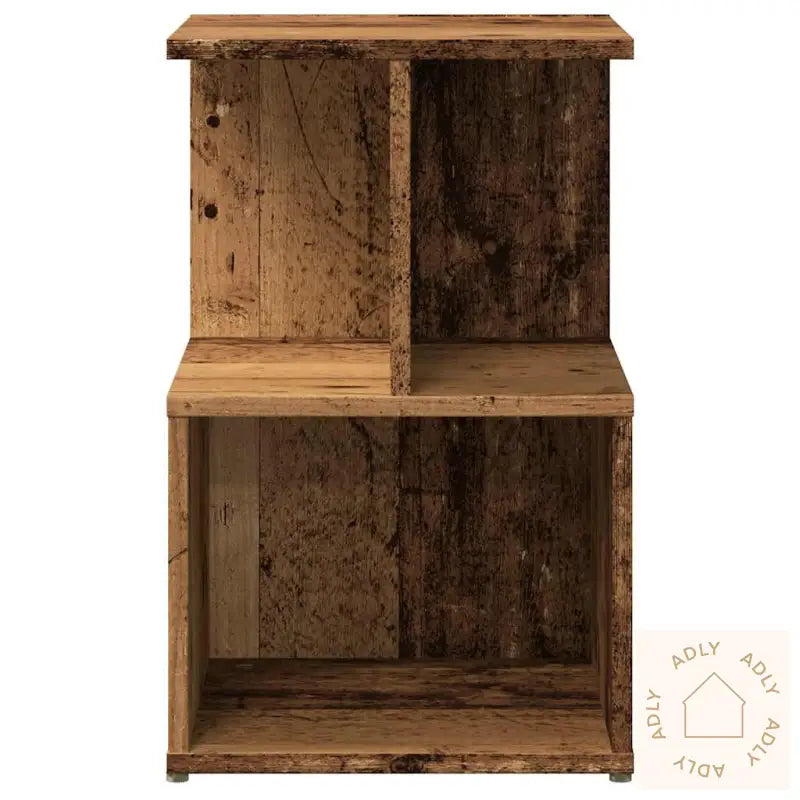 Nattbord 2 Stk Gammelt Tre 35X35X55 Cm Konstruert Tre