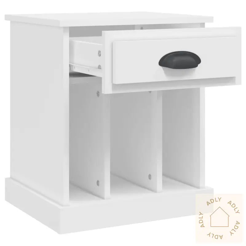 Nattbord 2 Stk Hvit 43X36X50