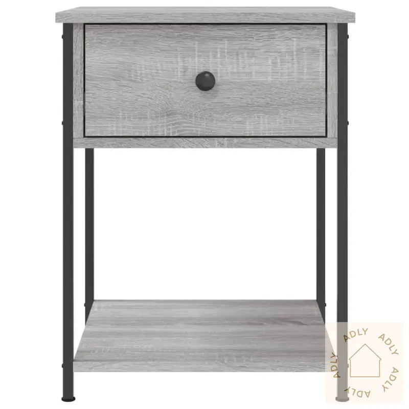 Nattbord 2 Stk Grå Sonoma 44X45X58 Cm Konstruert Tre