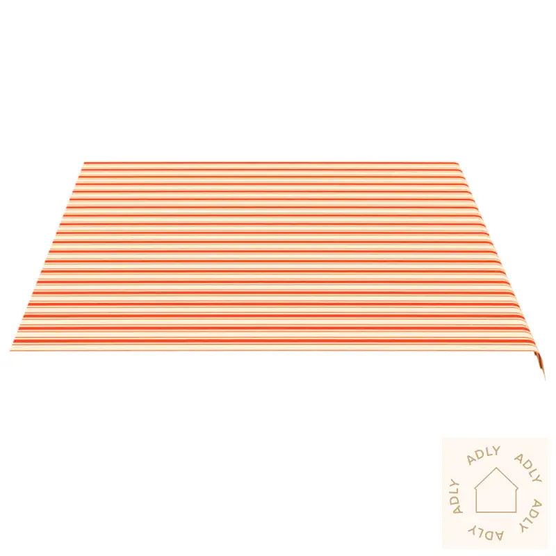 Erstatningsduk For Markise Gul Og Oransje 4,5X3,5 M