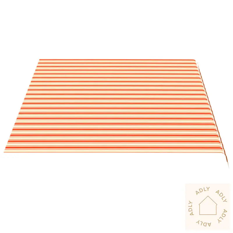 Erstatningsduk For Markise Gul Og Oransje 4,5X3 M