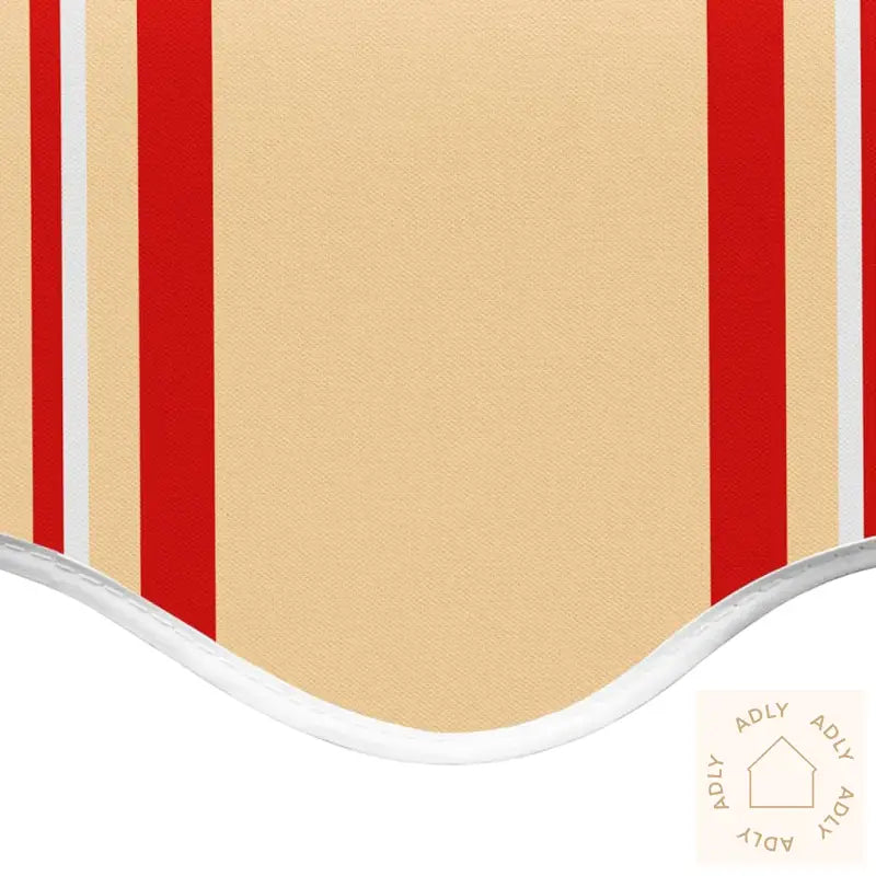 Erstatningsduk For Markise Gul Og Oransje 4,5X3,5 M