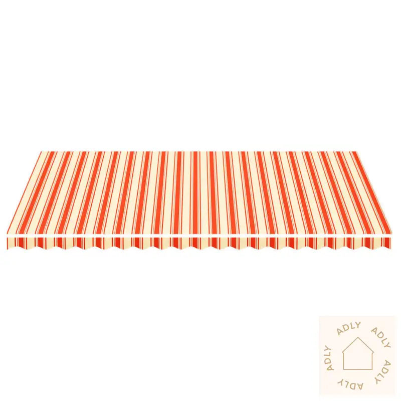 Erstatningsduk For Markise Gul Og Oransje 5X3 M