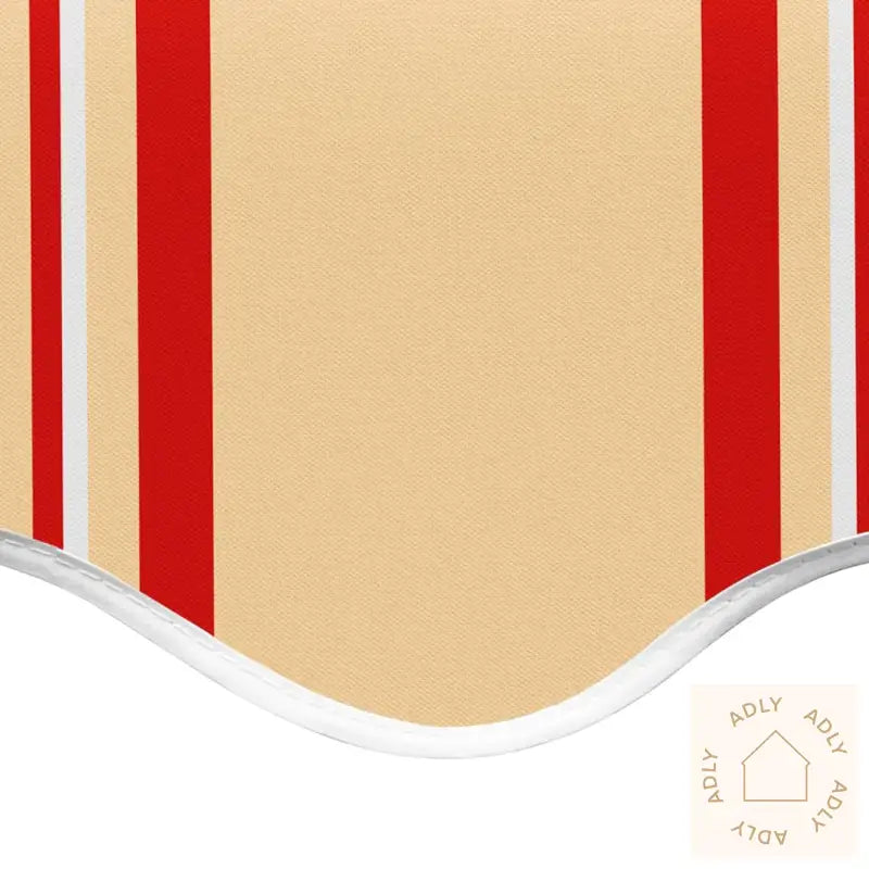 Erstatningsduk For Markise Gul Og Oransje 5X3,5 M