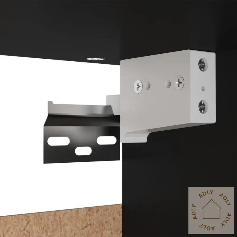 Garderobe Svart 70X32,5X35 Cm Konstruert Tre