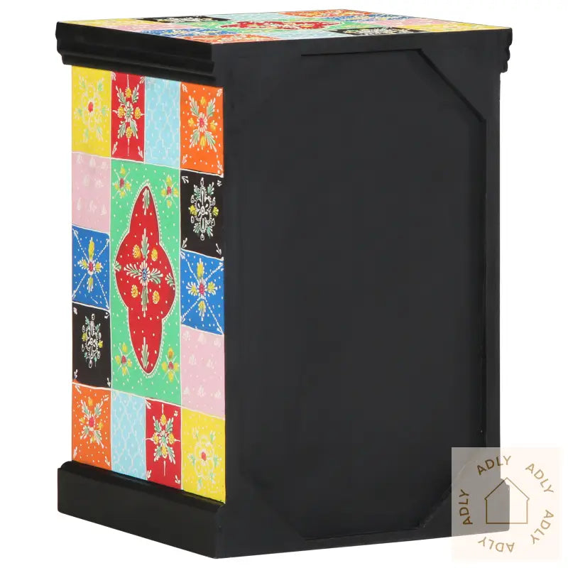 Skuffeskap Flerfarget 40X40X60 Cm Solid Mangotre