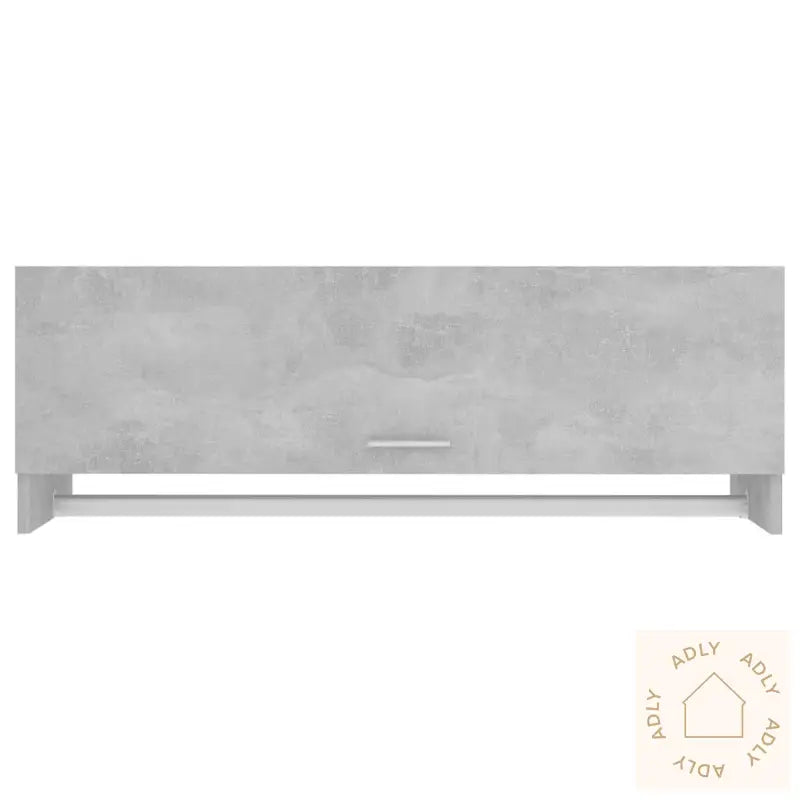 Garderobe Betonggrå 100X32,5X35 Cm Konstruert Tre
