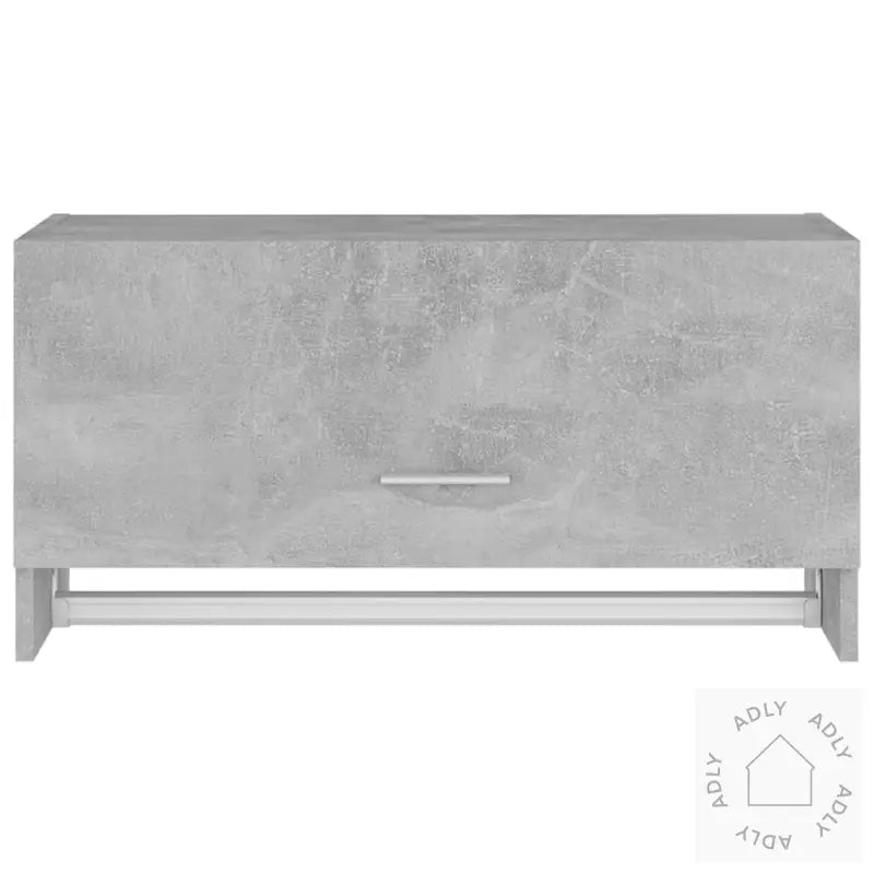 Garderobe Betonggrå 70X32,5X35 Cm Konstruert Tre