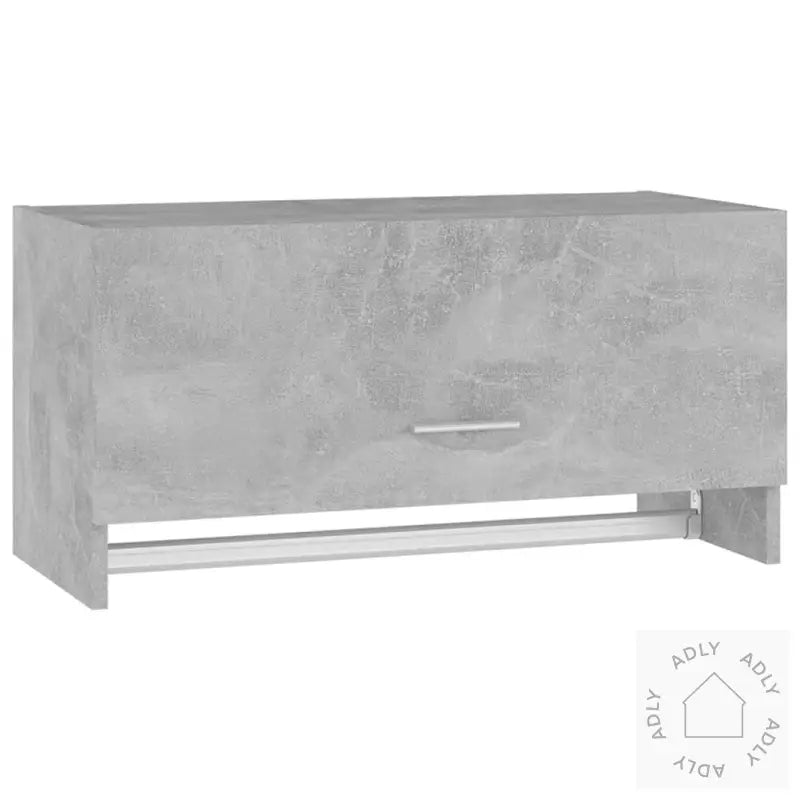 Garderobe Betonggrå 70X32,5X35 Cm Konstruert Tre