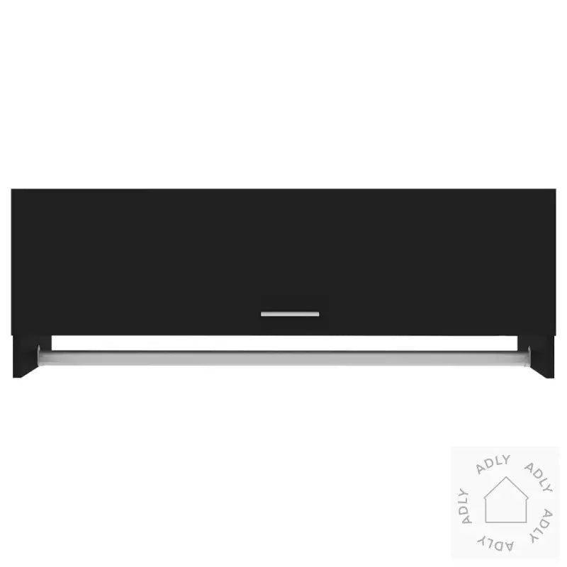 Garderobe Svart 100X32,5X35 Cm Konstruert Tre