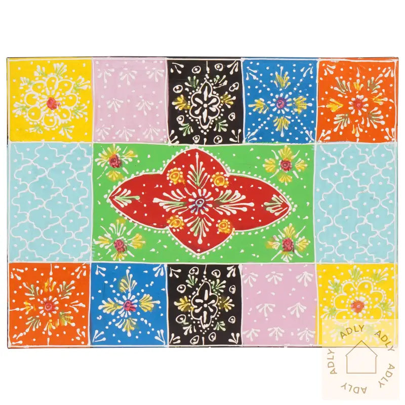 Nattbordskap 2 Stk 40X30X28 Cm Solid Tre Mango & Lagd Tre