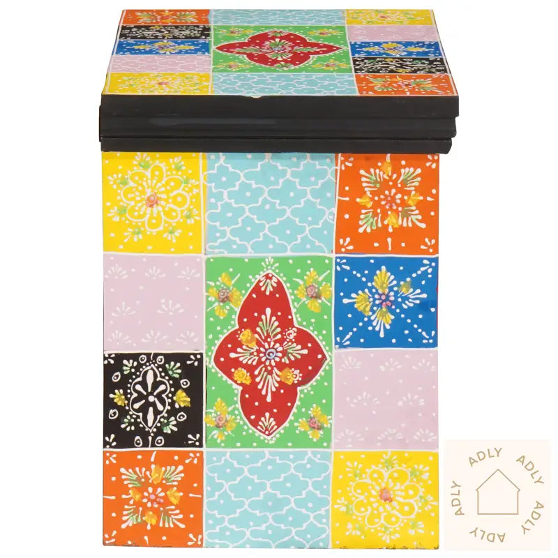 Nattbord Flerfarget 40X30X40 Cm Solid Tre Mango