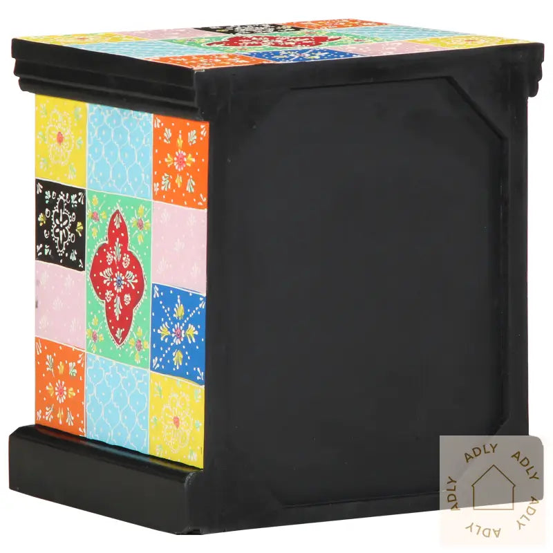 Nattbord Flerfarget 40X35X45 Cm Konstruert Tre