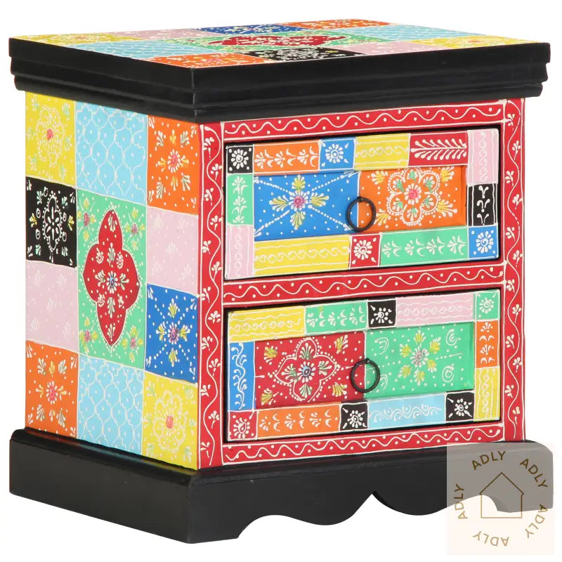 Nattbord Flerfarget 40X35X45 Cm Konstruert Tre