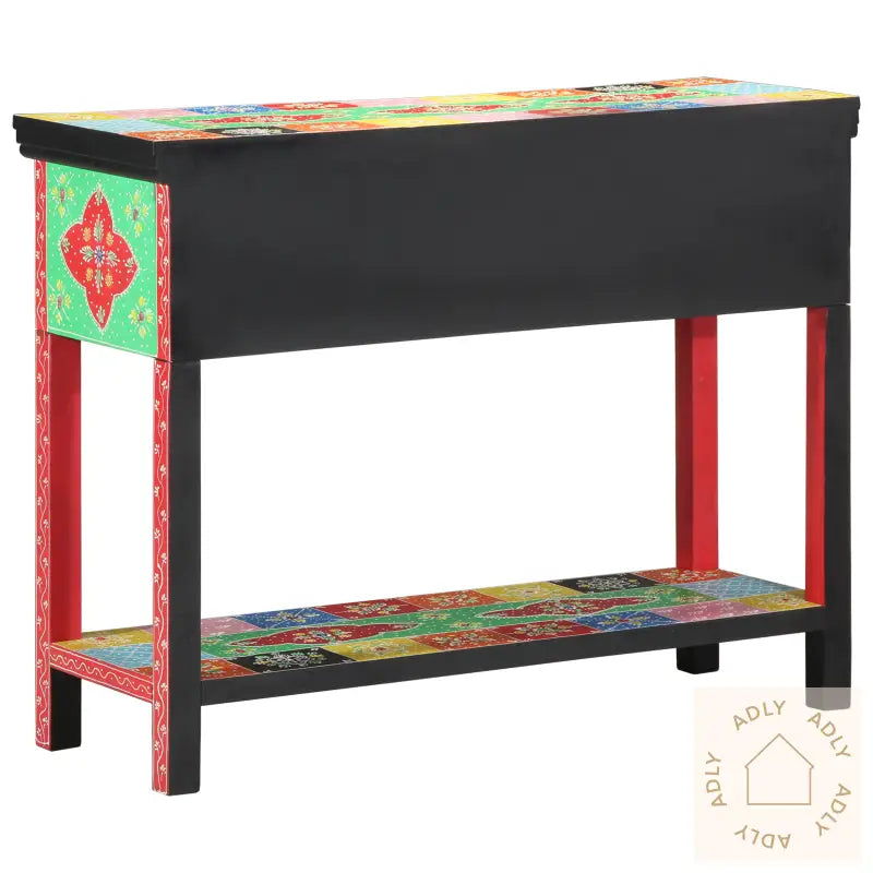 Konsollbord Flerfarget 100X30X75 Cm Solid Mango Tre