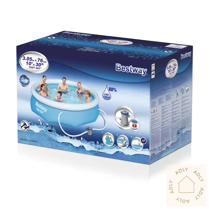 Bestway Bassengsett Fast Set 305X76 Cm 57270