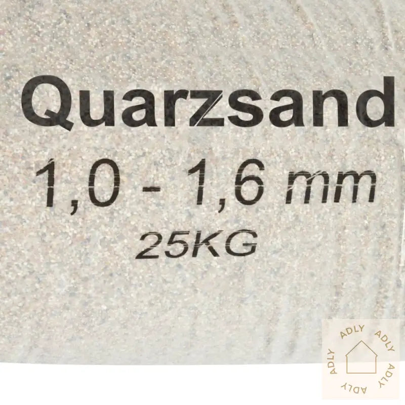 Filtersand 25 Kg 1,0 - 1,6 Mm