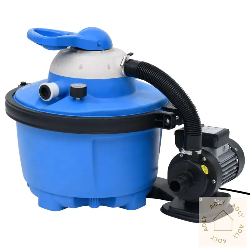 Sandfilterpumpe Blå Og Svart 385X620X432 Mm 200 W 25 L